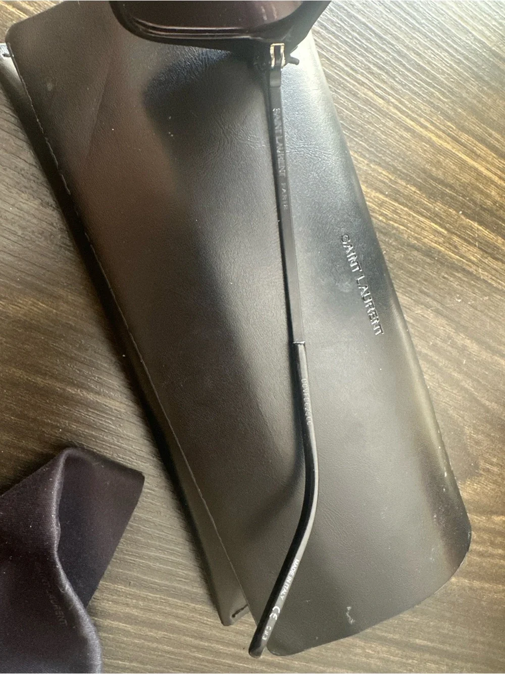 Women’s Matte YSL Black Sunglasses